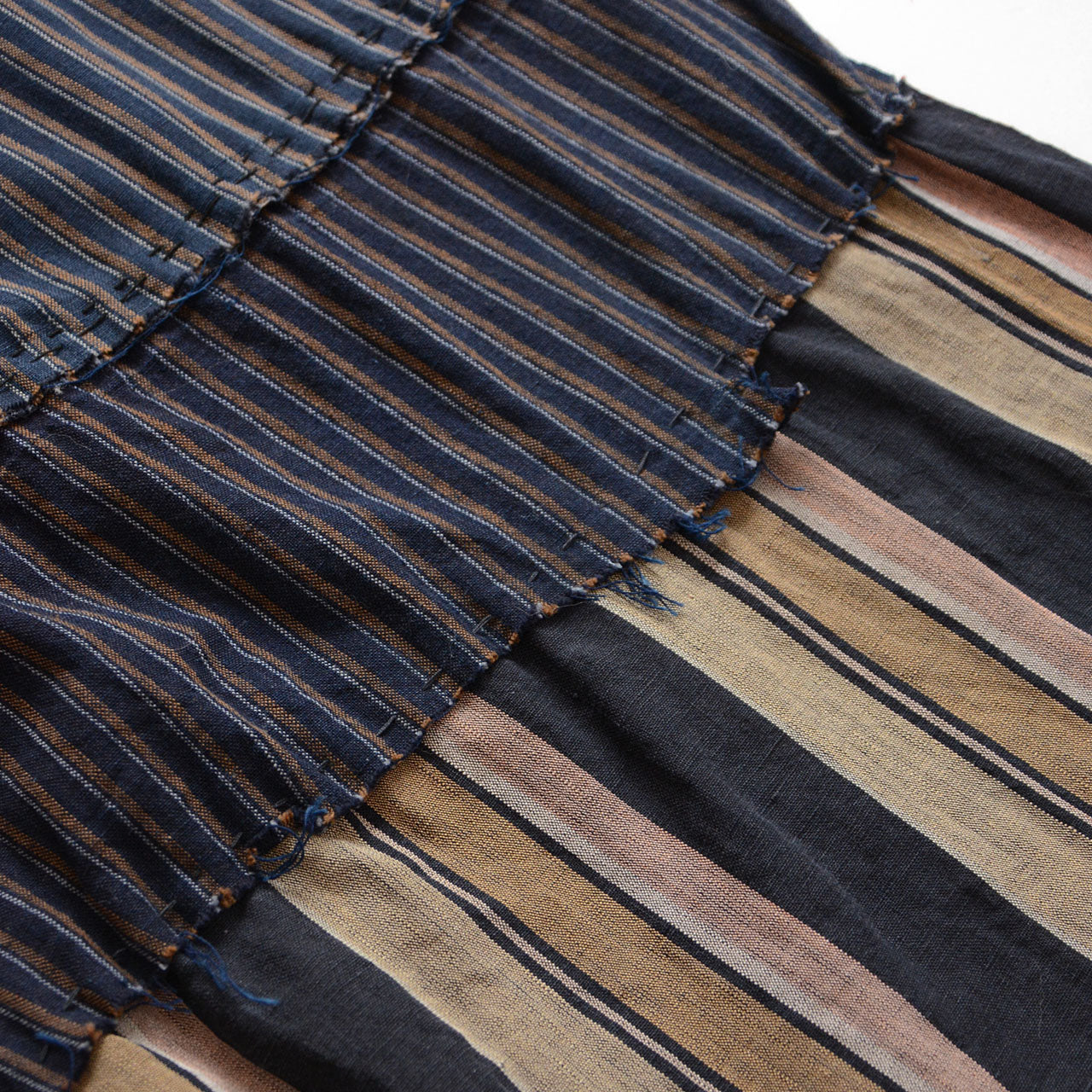 Upcycled Japanese boro textile for slow fashion