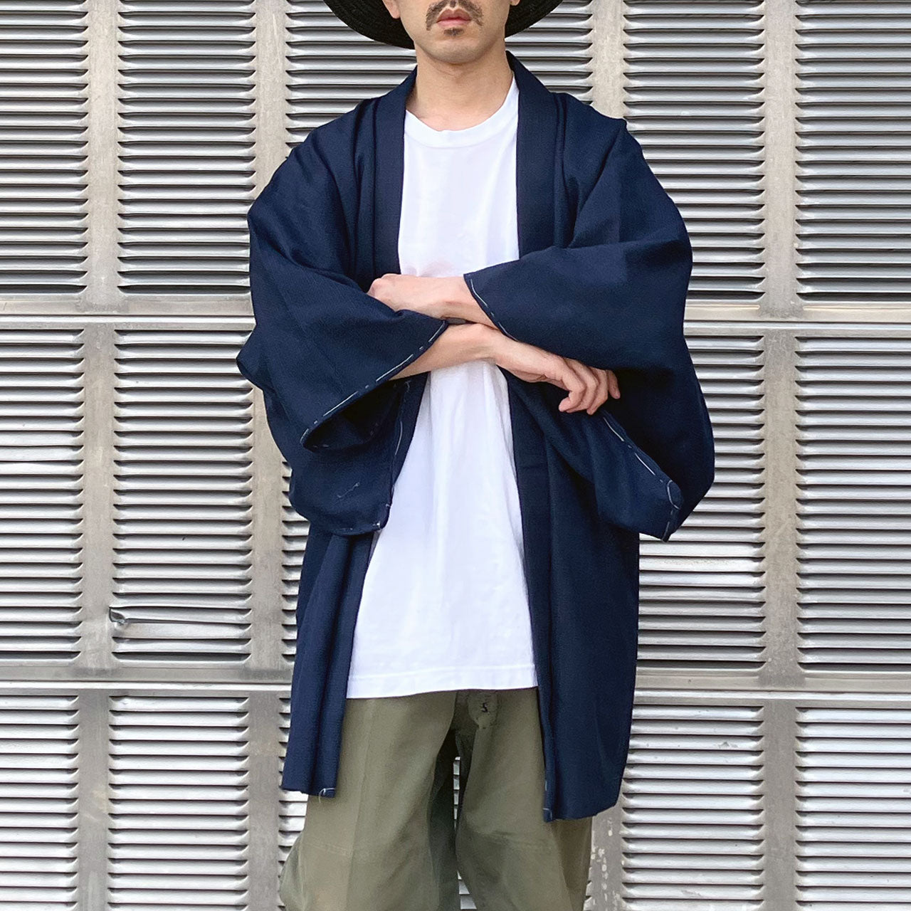 Japanese Kimono Jacket Men – Vintage Eagle Motif