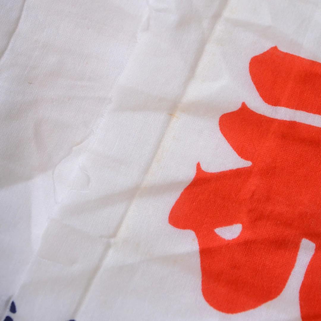 Frayed vintage tenugui cloths with visible wear and age