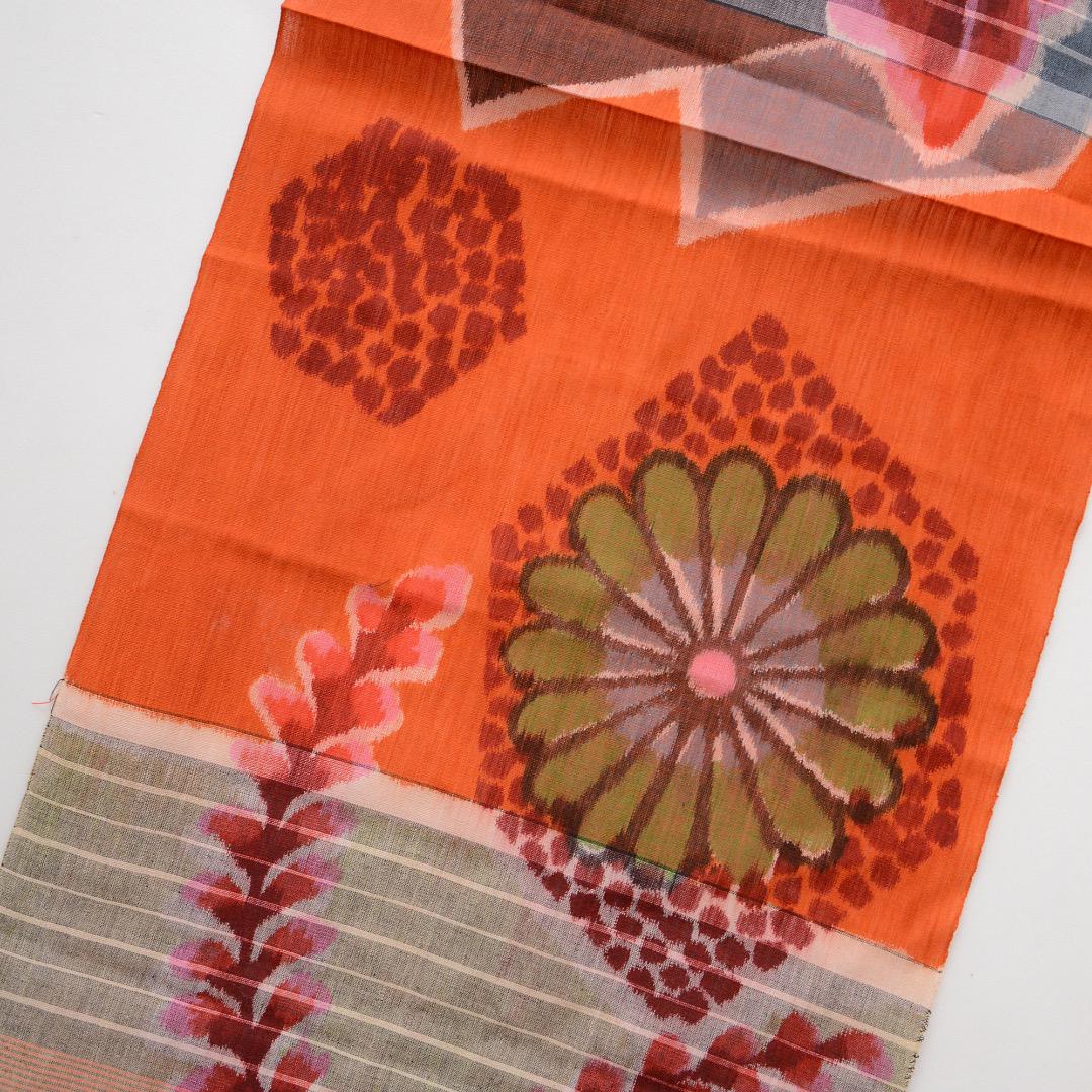 Japanese Fabric By The Yard Cotton Vintage Futon Cover Floral Pattern Deadstock