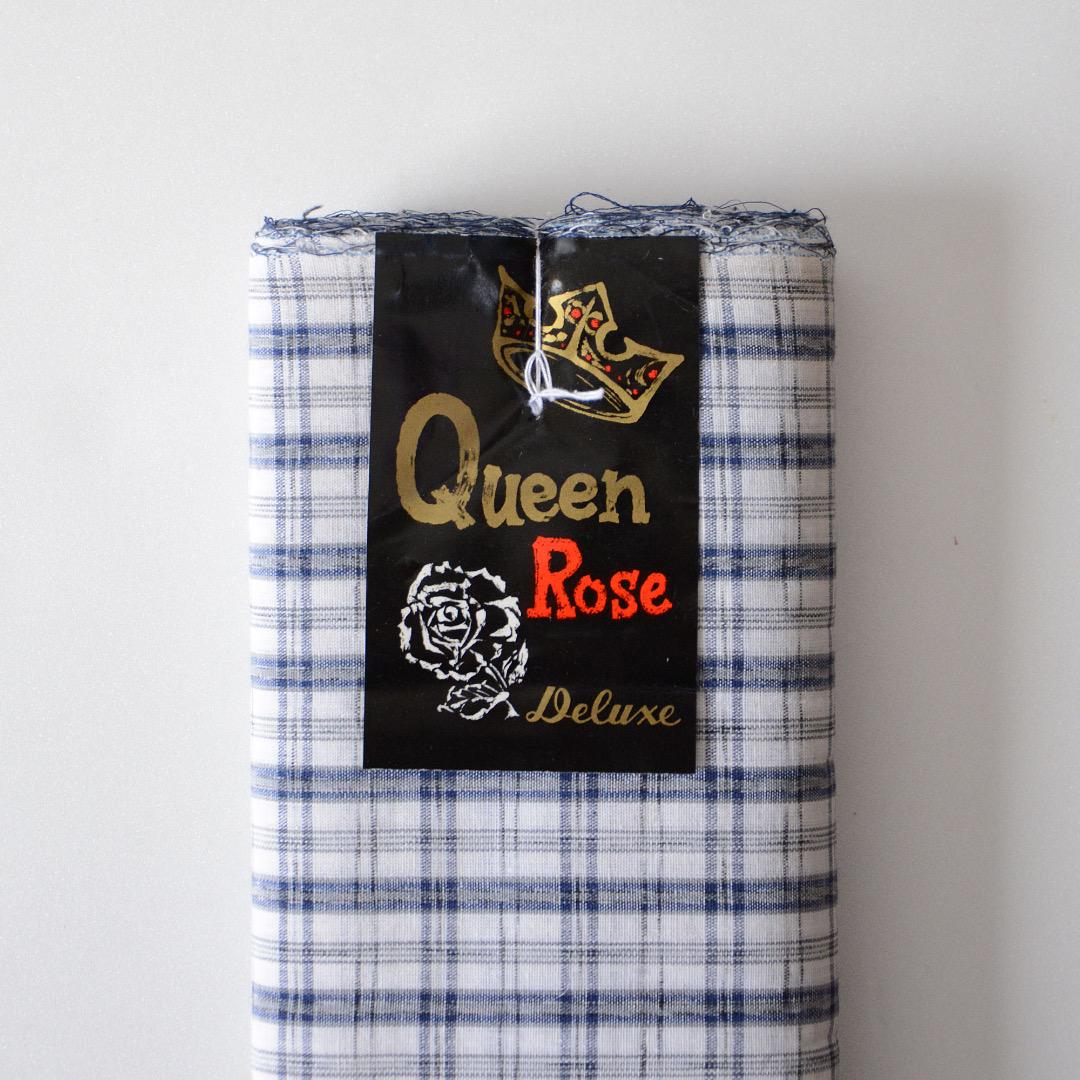Japanese Fabric By The Yard Cotton Vintage Textile Deadstock Tanmono Queen Rose Deluxe