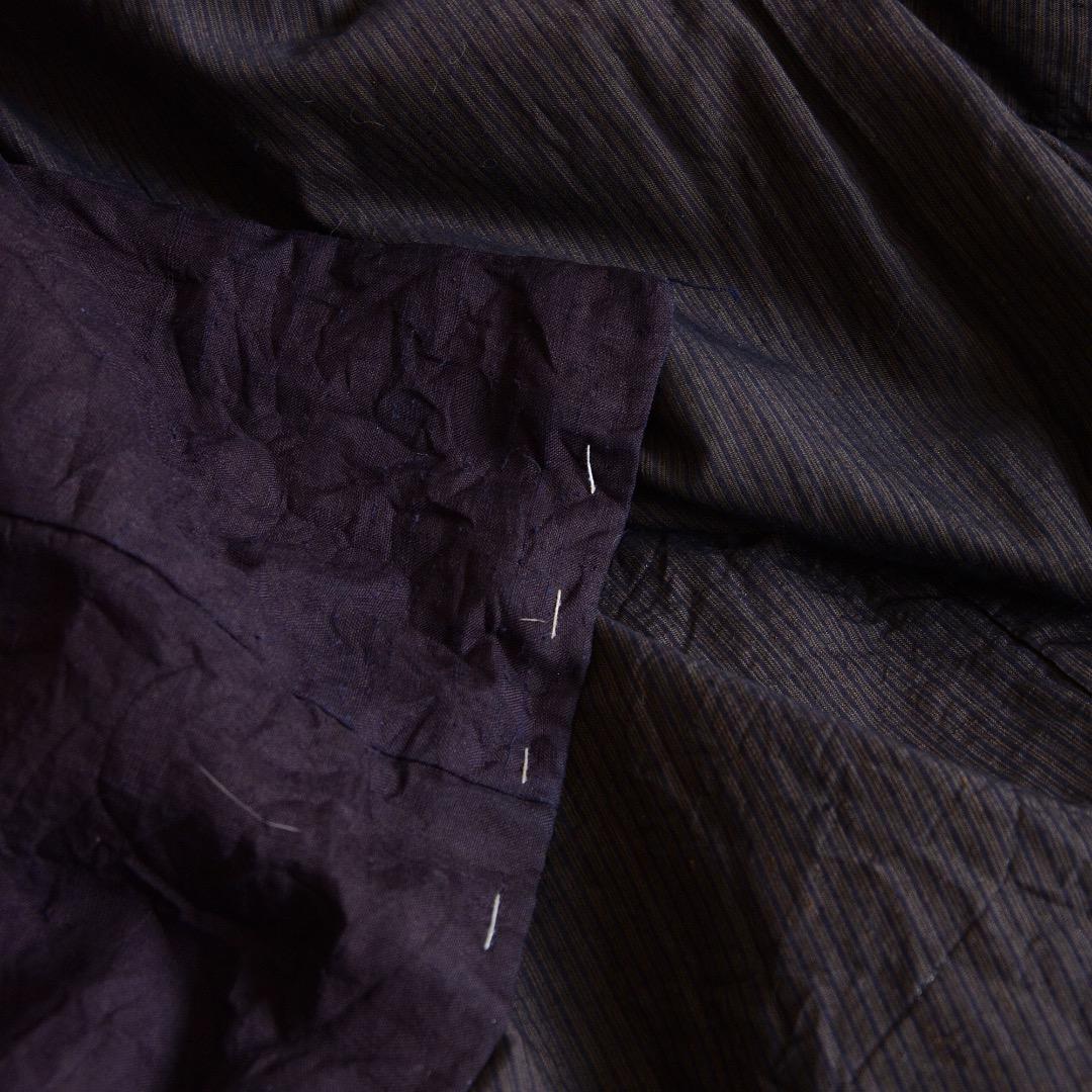 Kimono Robe Long Crazy Pattern Japanese Fabric Vintage Stripe Pattern