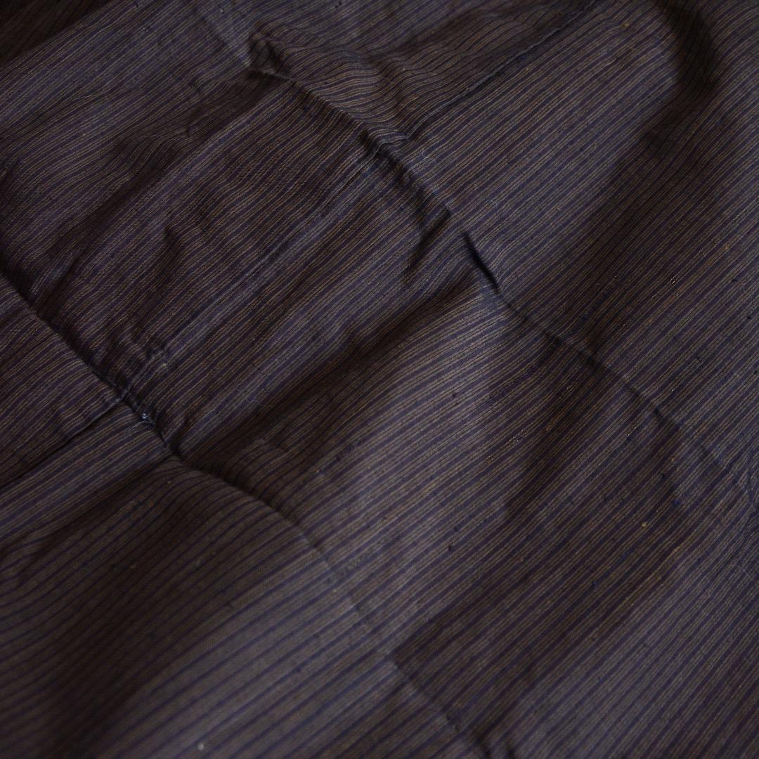 Kimono Robe Long Crazy Pattern Japanese Fabric Vintage Stripe Pattern