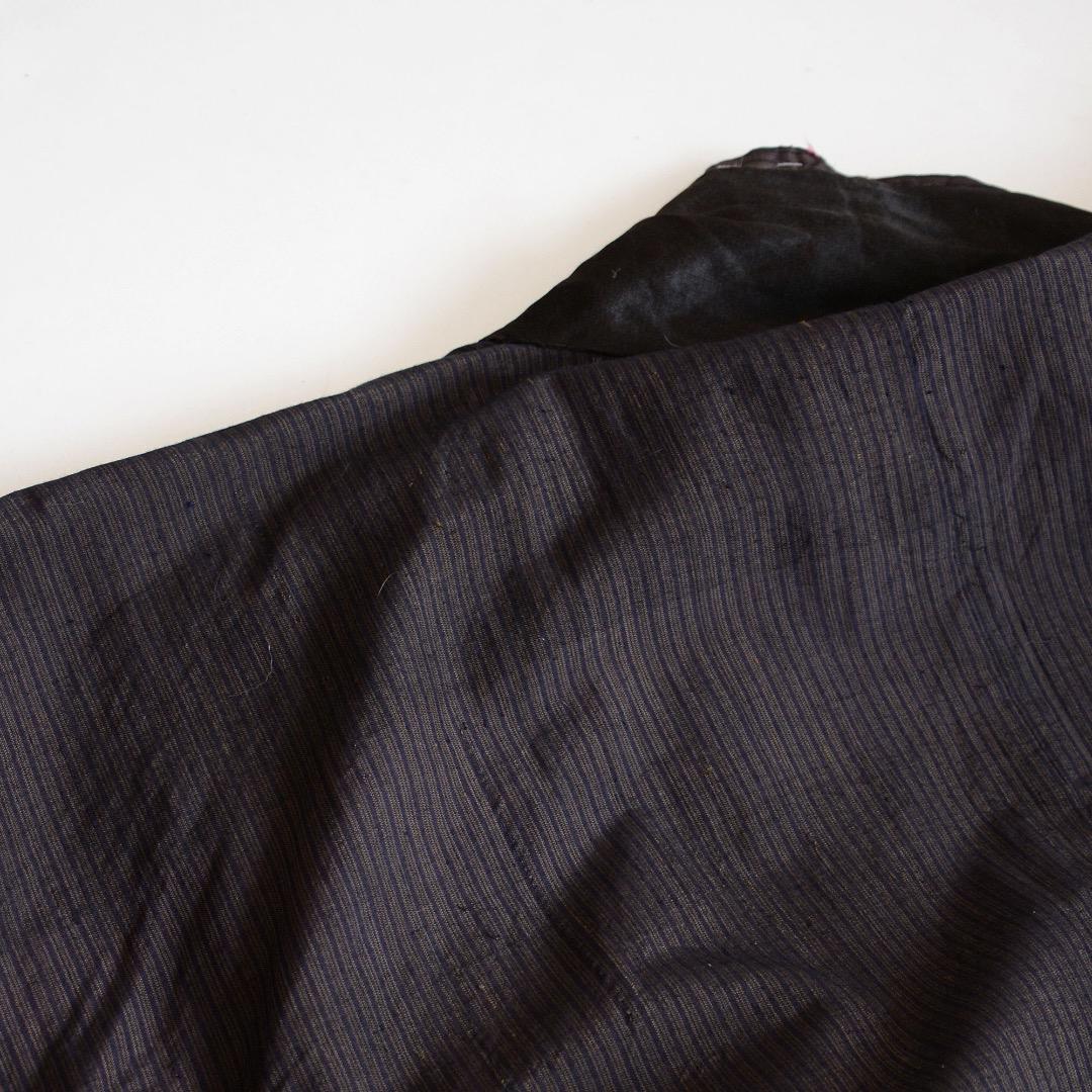 Kimono Robe Long Crazy Pattern Japanese Fabric Vintage Stripe Pattern