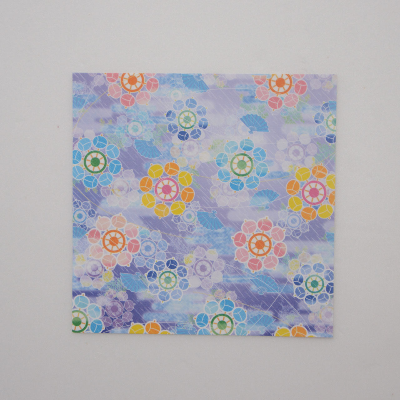 Origami paper with plain white back, perfect for folding and decoration