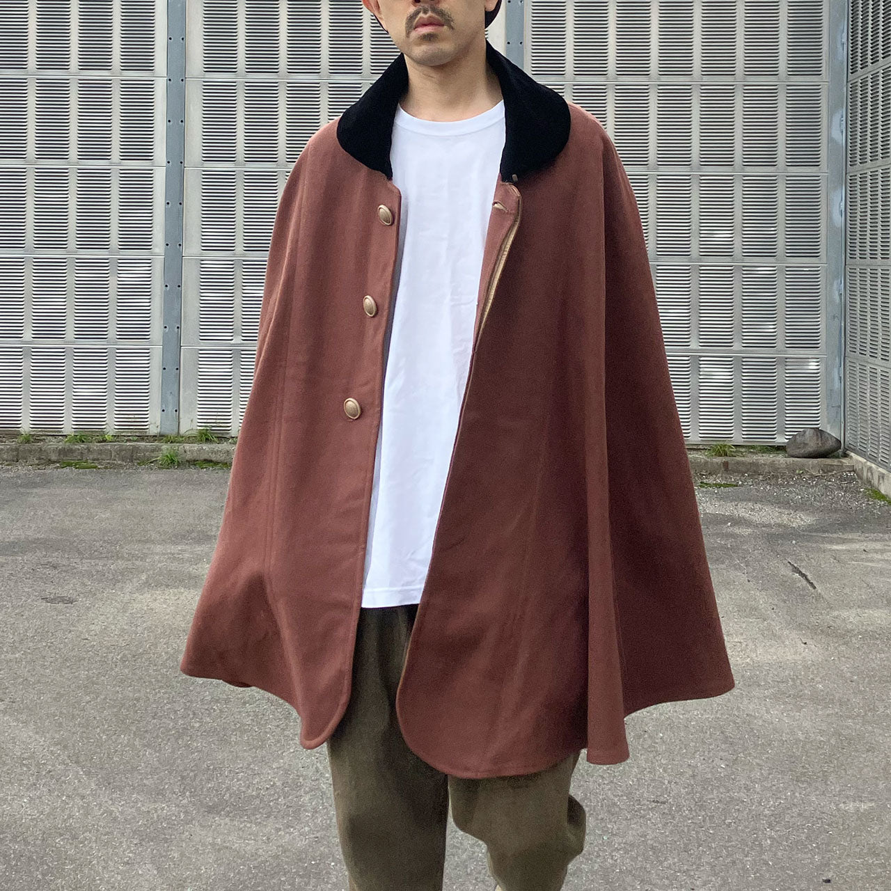 Vintage Japanese Tonbi Cloak – Early 20th Century Inverness