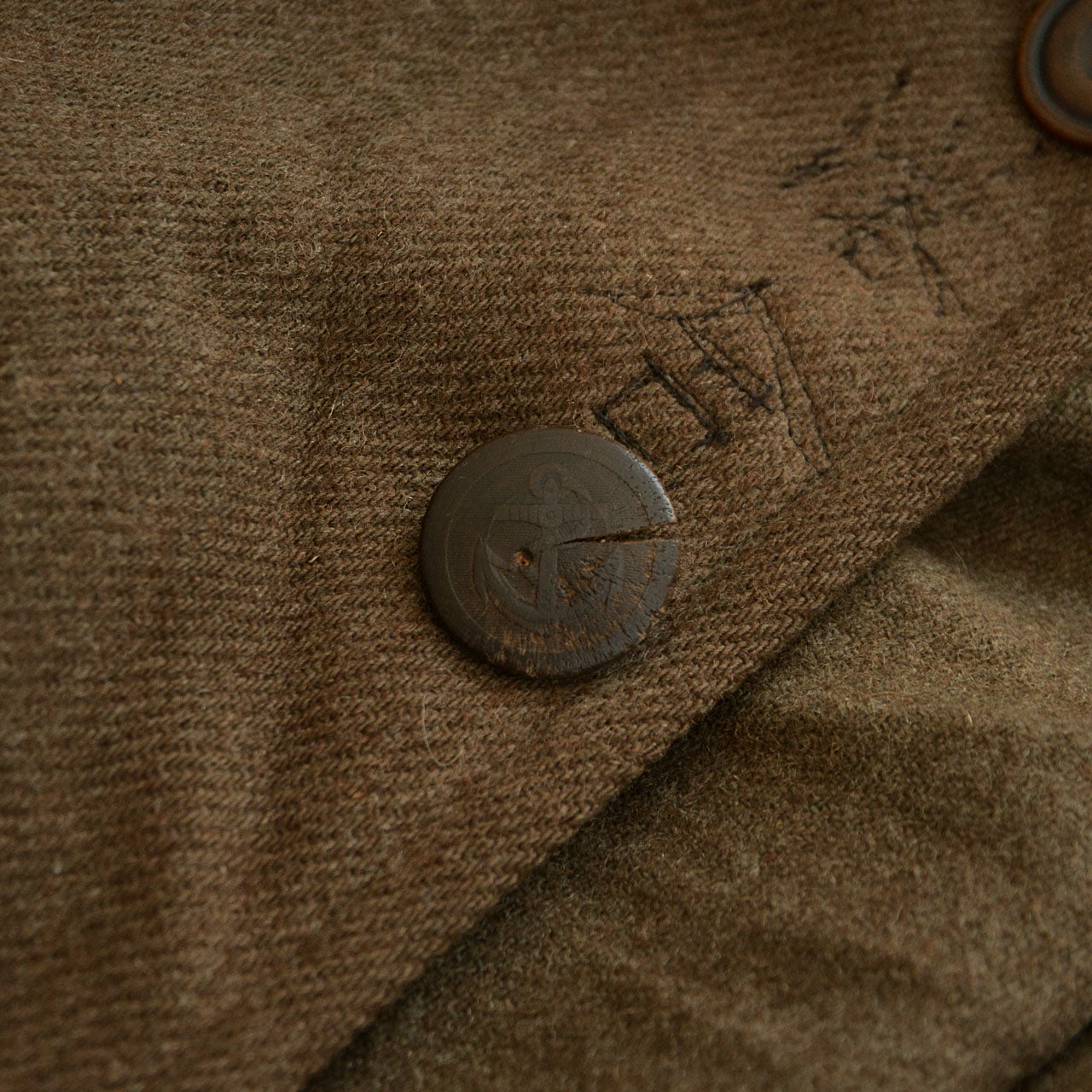Vintage Japanese military outerwear in OD