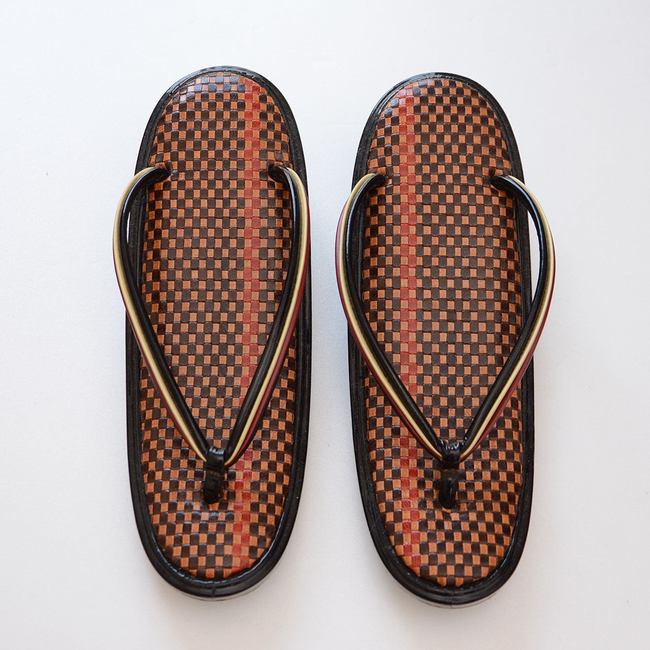 Authentic Japanese sandals, Showa period deadstock leather zori