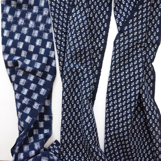 Worn, Washed, and Loved: Discover the Story Behind Our Japanese Indigo Kasuri Fabric Scraps