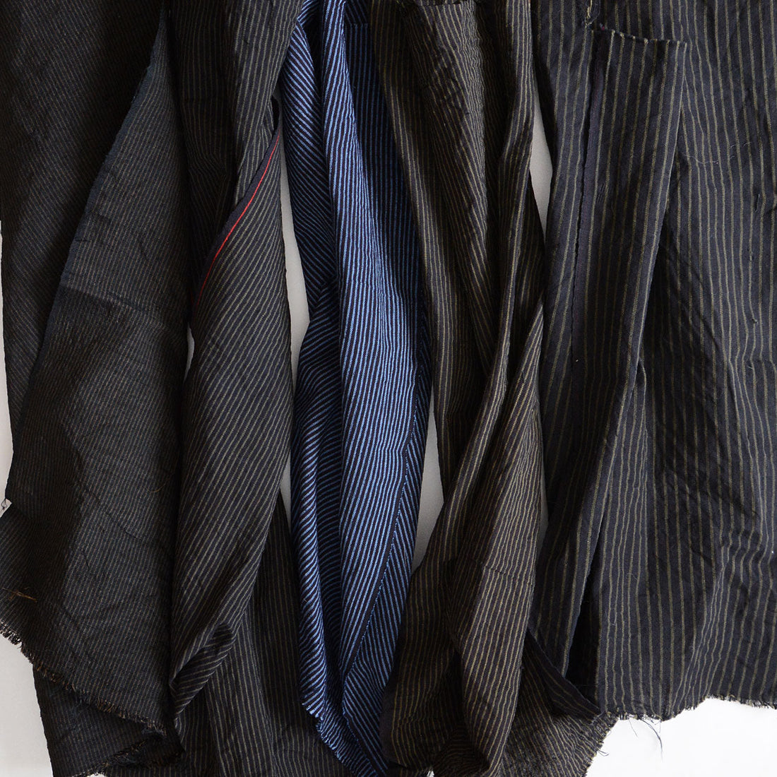 The Beauty of Japanese Vintage Fabric Scraps – Striped Cotton from the Showa Era