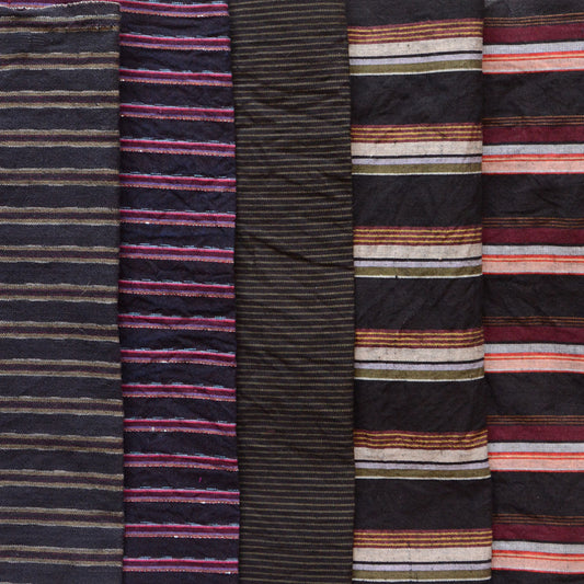 Handpicked: The Art of Selecting Japanese Vintage Cotton Stripe Fabric Scraps
