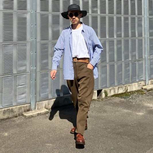 Timeless 1940s Japanese Tailor-Made Jodhpurs with Cinch Back