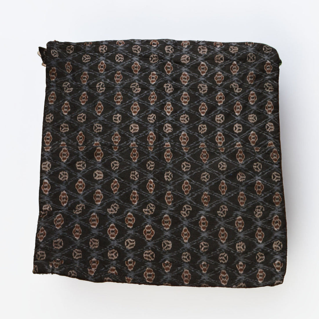 Japanese vintage padded cotton textile with repeating small motifs, Taisho to early Showa