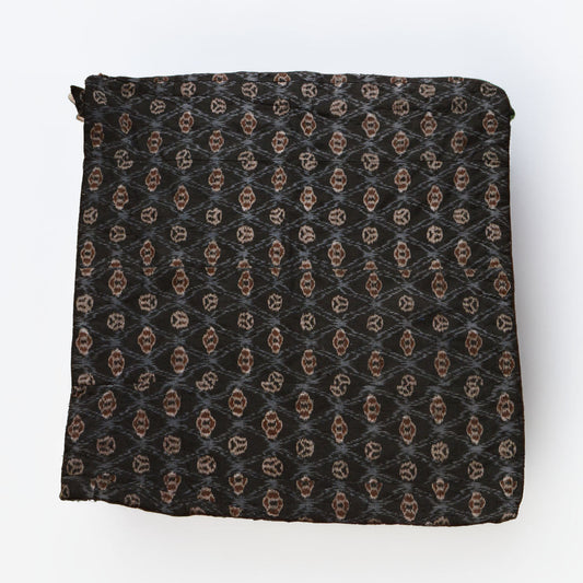 Japanese vintage padded cotton textile with repeating small motifs, Taisho to early Showa