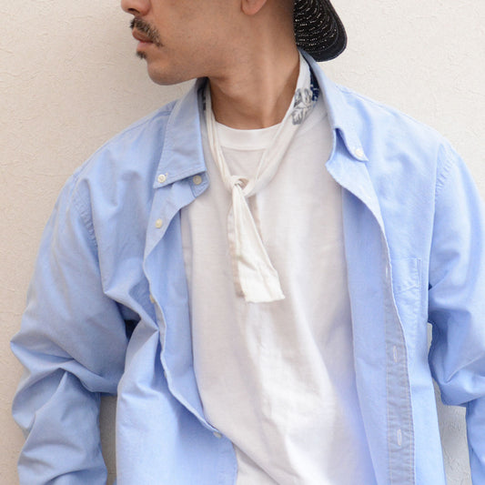 Styling Retro Japanese Kofu Fabric: Versatile Tenugui Cord as a Scarf or Necklace