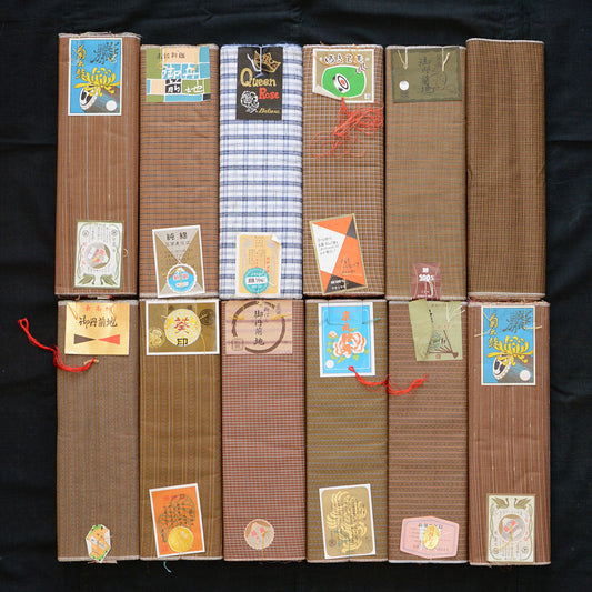 Large Set of Japanese Cotton Fabric Rolls for Creative Projects