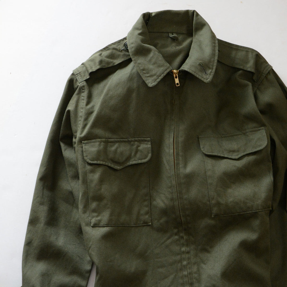 Rare Vintage JGSDF 65-Type Zip-Up Jacket – Collectible Japanese Field Jacket