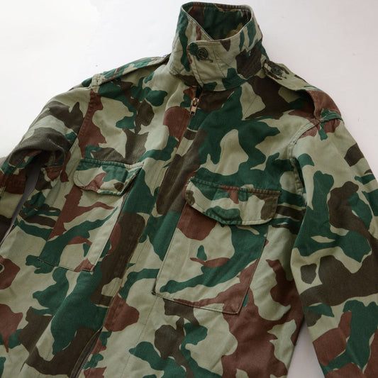 Rare JGSDF Kumasasa Camouflage PX Work Jacket from Late Showa Japan