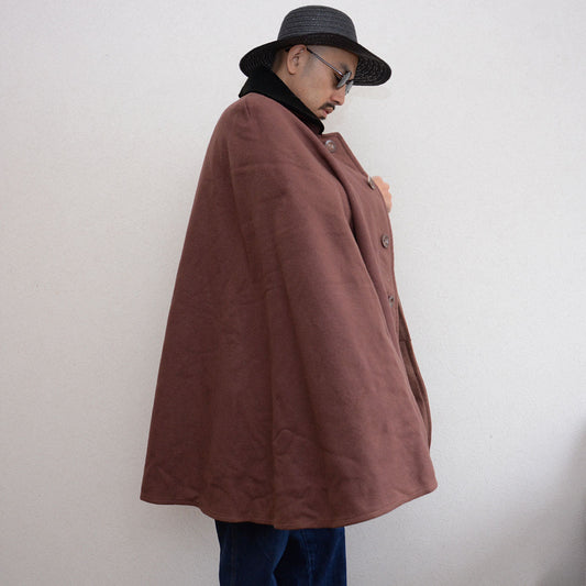 Timeless Elegance: Marusho Vintage Wool Mantle from Showa Era