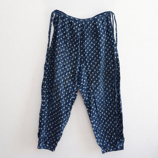 Monpe Pants from Mid-Showa Japan: Indigo Kasuri Cotton and the Beauty of Everyday Workwear