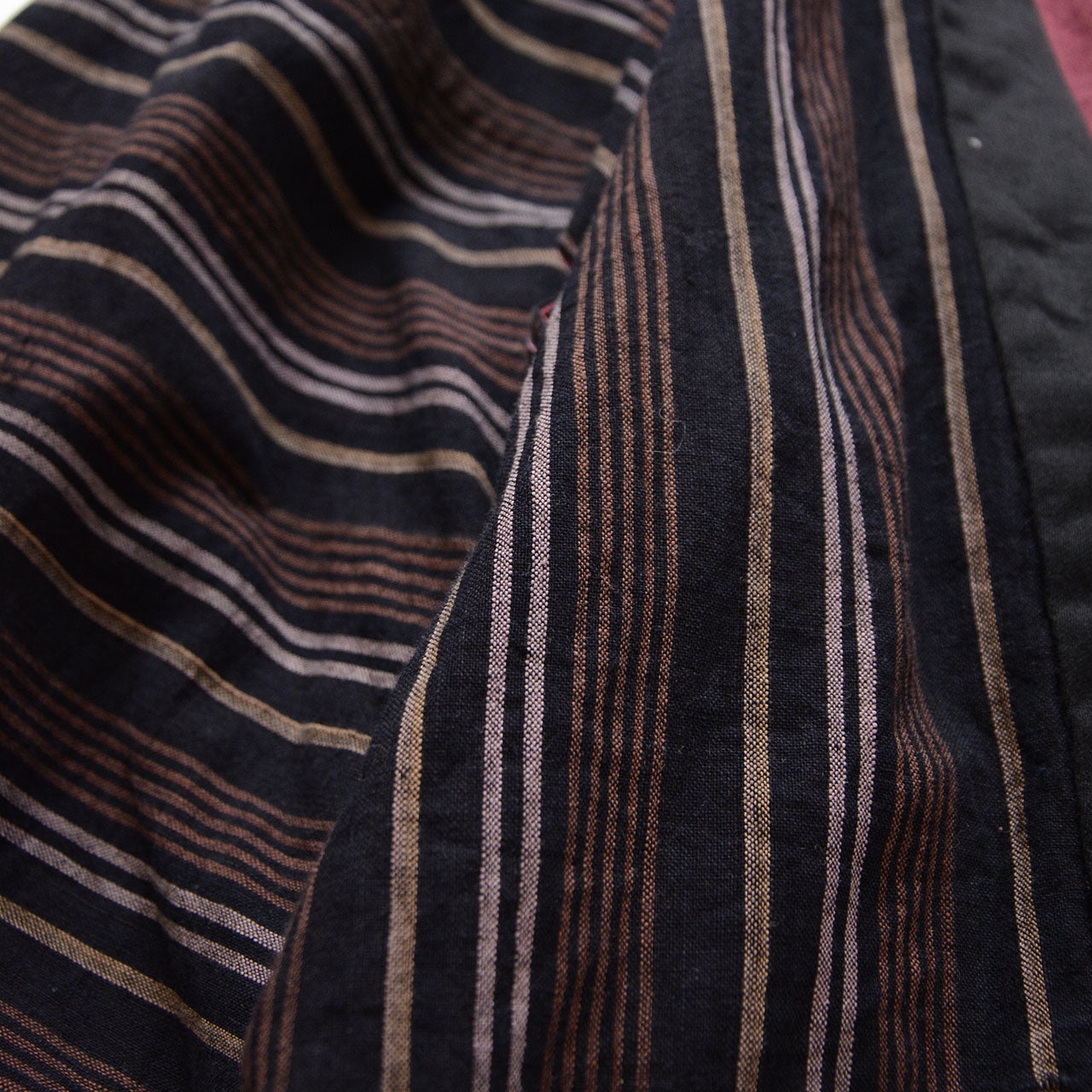 Vintage Japanese farm jacket noragi with visible wear and patina