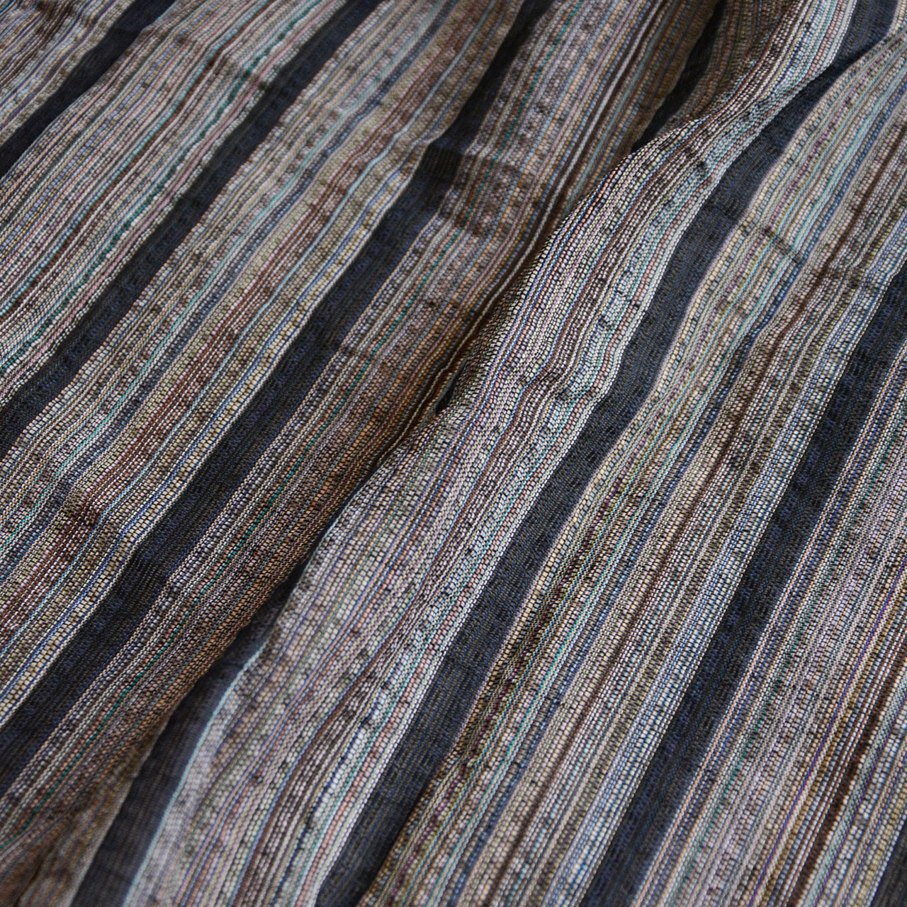 Breathable cotton jinbei top with wrap front