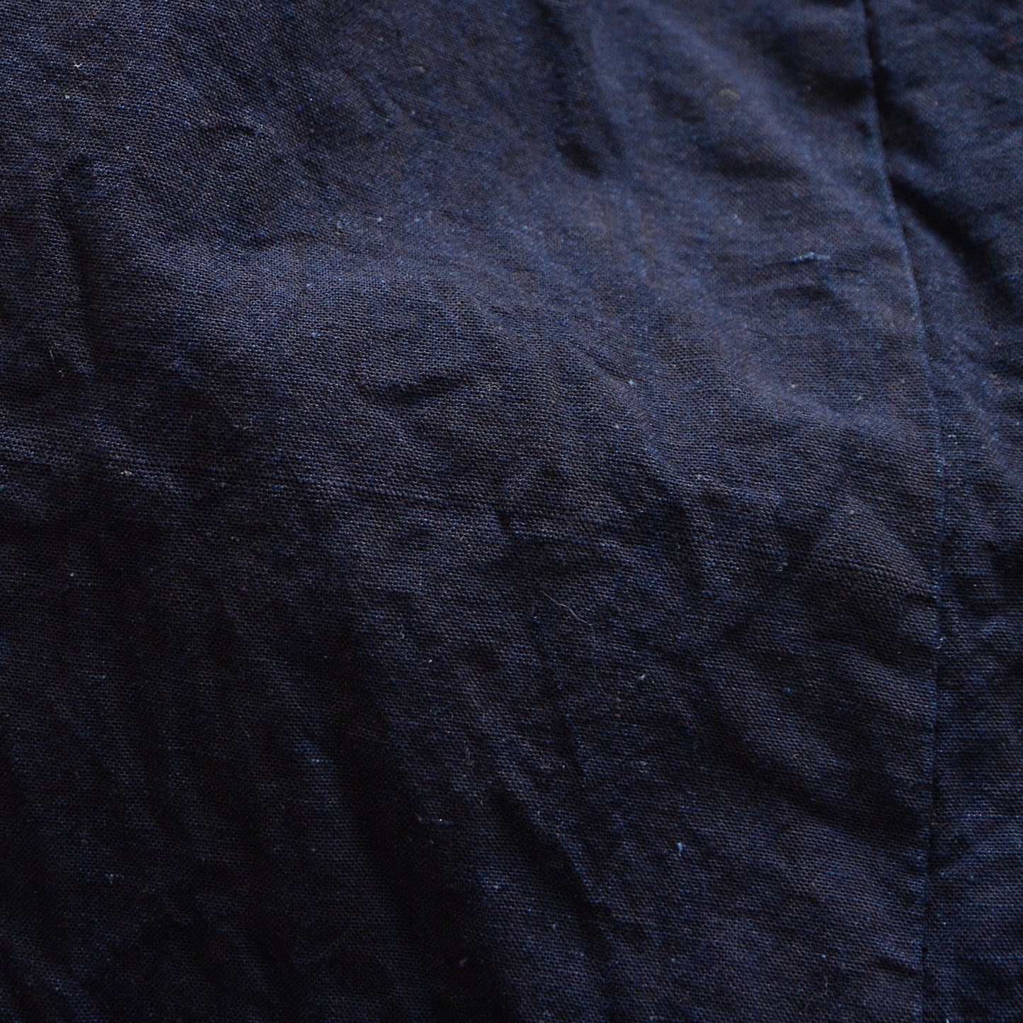 Noragi Haori Indigo Kimono Jacket Japanese Fabric Cotton Vintage Shima Stripe Pattern Antique Kimono