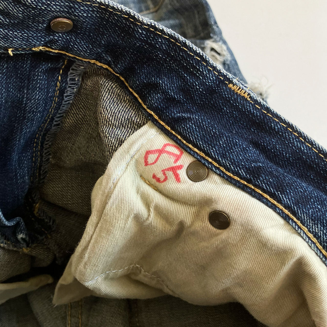 Japanese archive grunge denim by PPFM