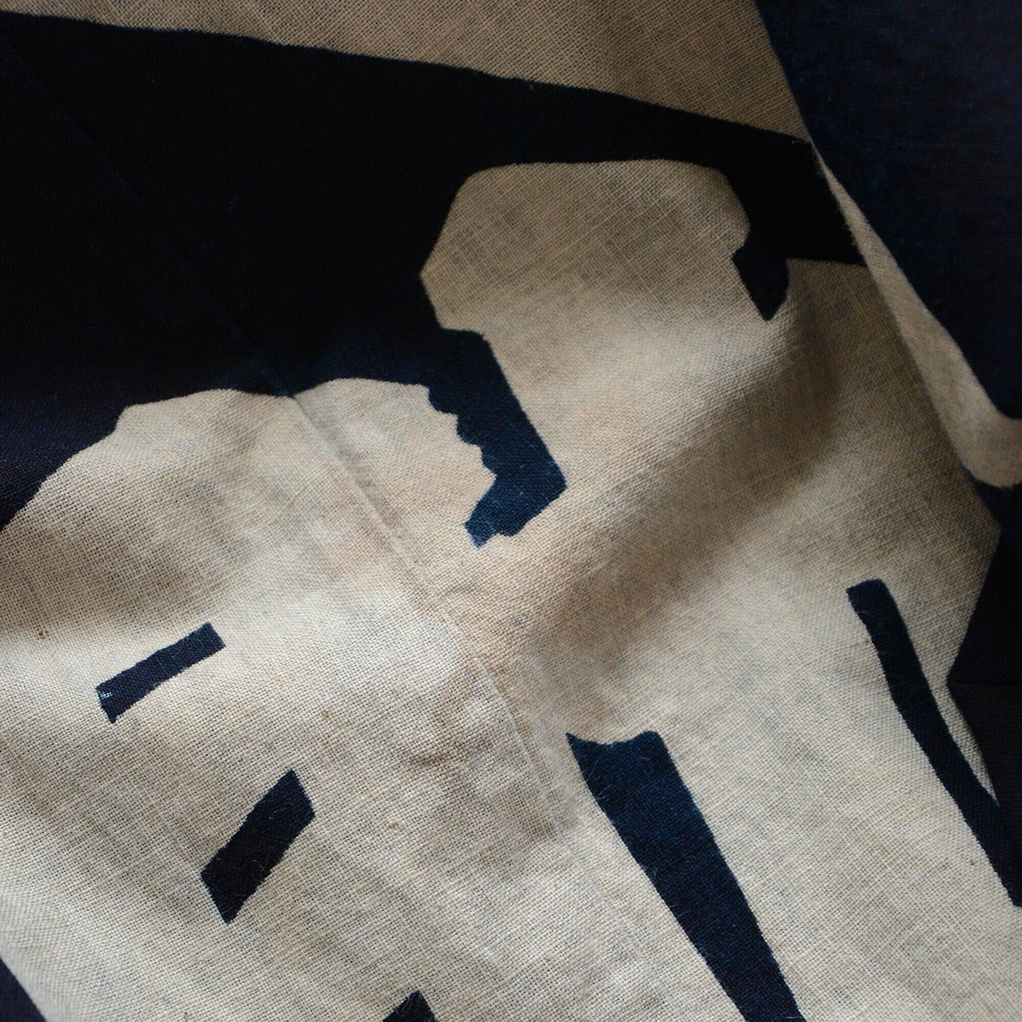 Happi Coat Men Hanten Jacket Indigo Kimono Cotton Japan Vintage Kanji 2