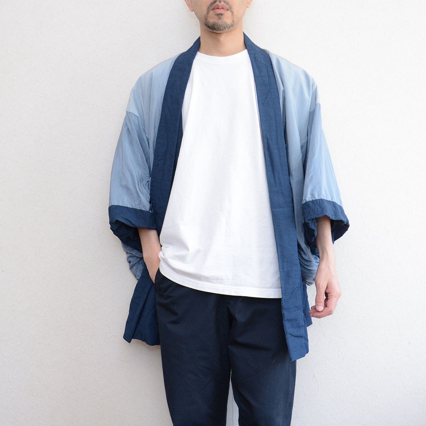 Haori Kimono Japanese For Men Vintage Jacket Dragon Painting