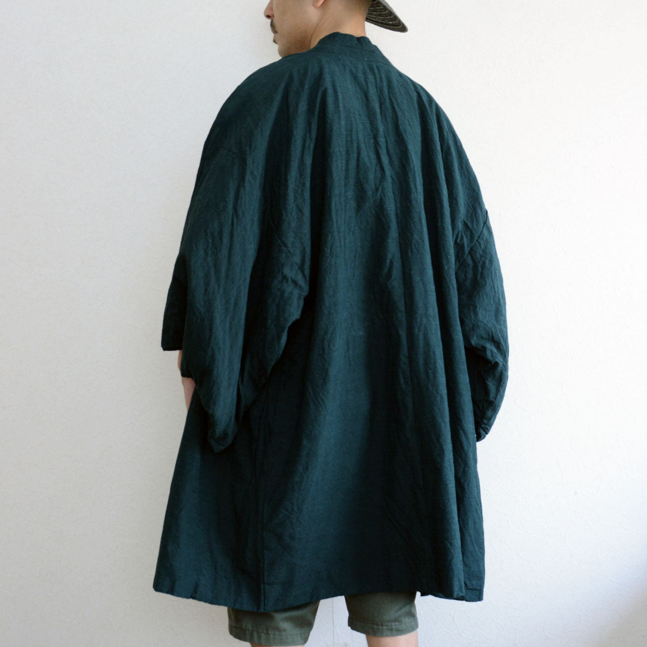 Men’s Haori Jacket with Hidden Scenic Artwork – Japanese Vintage Kimono