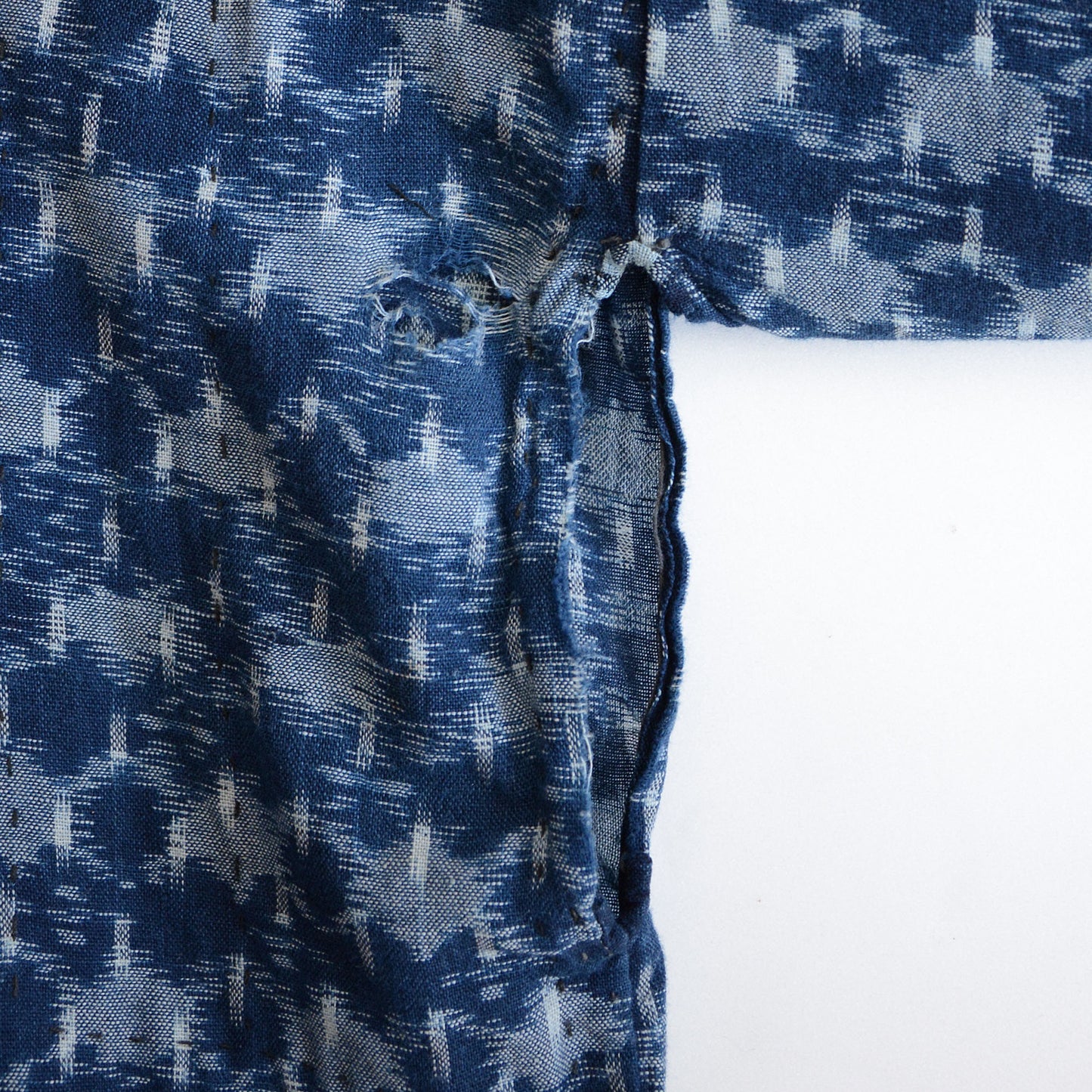 Boro Noragi Jacket Kimono Japanese Fabric Cotton Kasuri Vintage Indigo Crazy Patchwork
