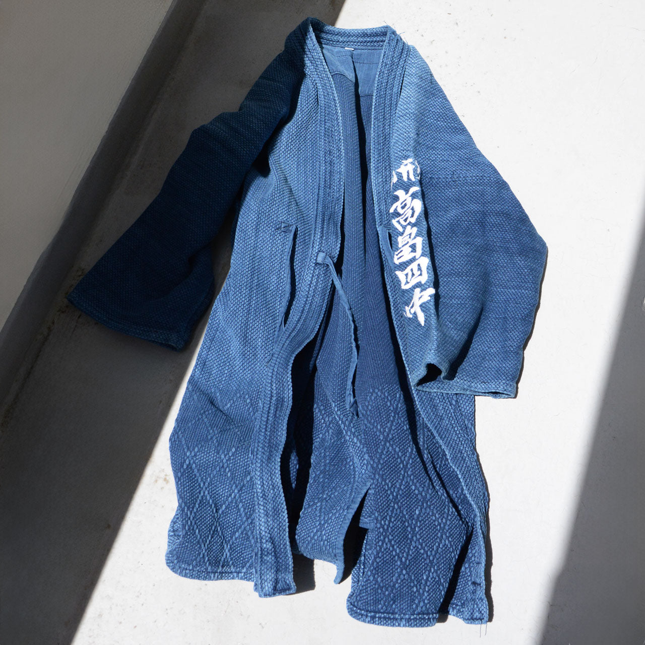 Stylish Japanese indigo jacket combining traditional craft and modern wear