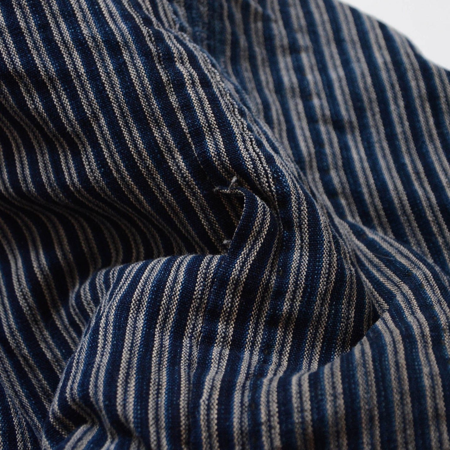 Noragi Jacket Indigo Dyed Kimono Japanese Fabric Cotton Vintage Crazy Pattern
