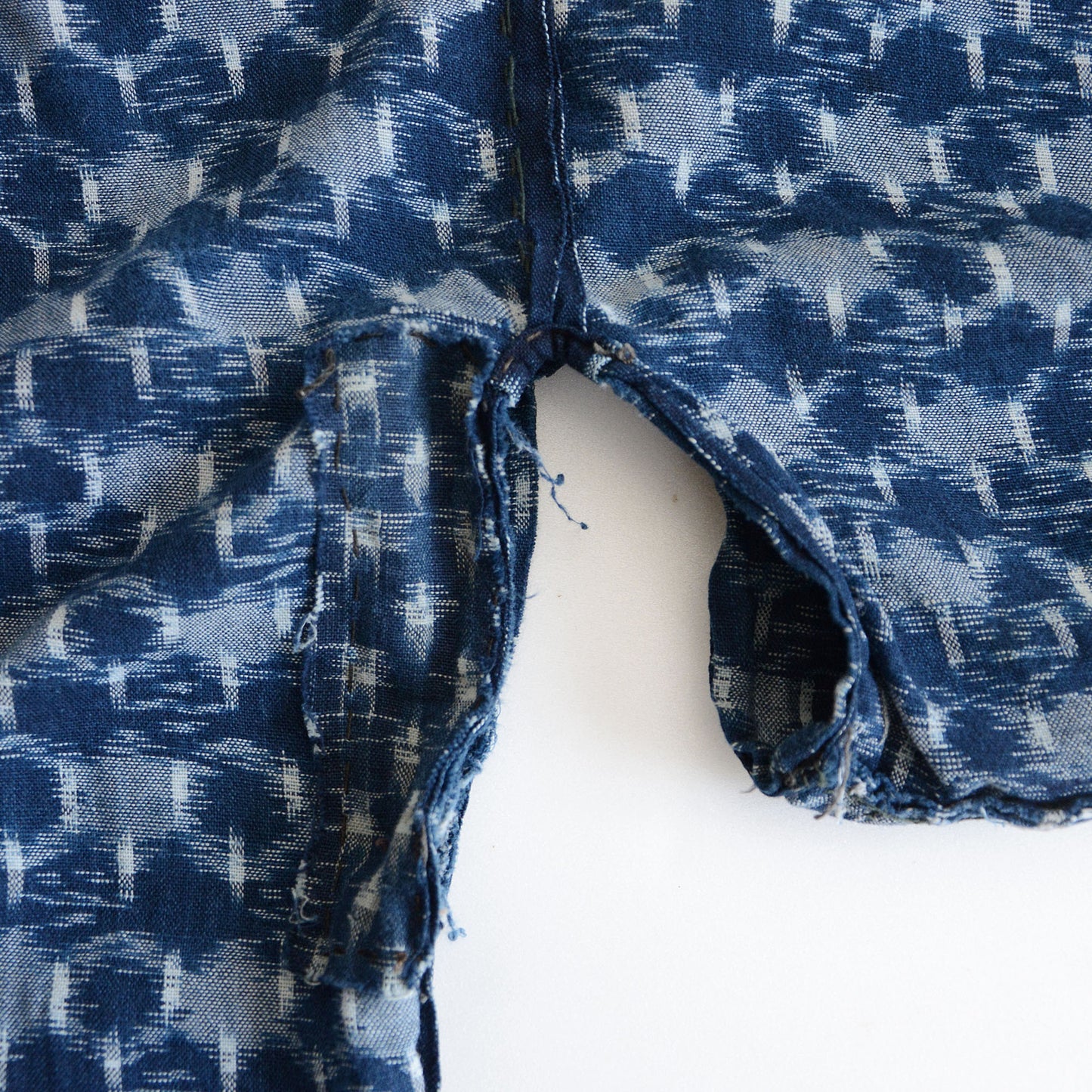 Boro Noragi Jacket Kimono Japanese Fabric Cotton Kasuri Vintage Indigo Crazy Patchwork
