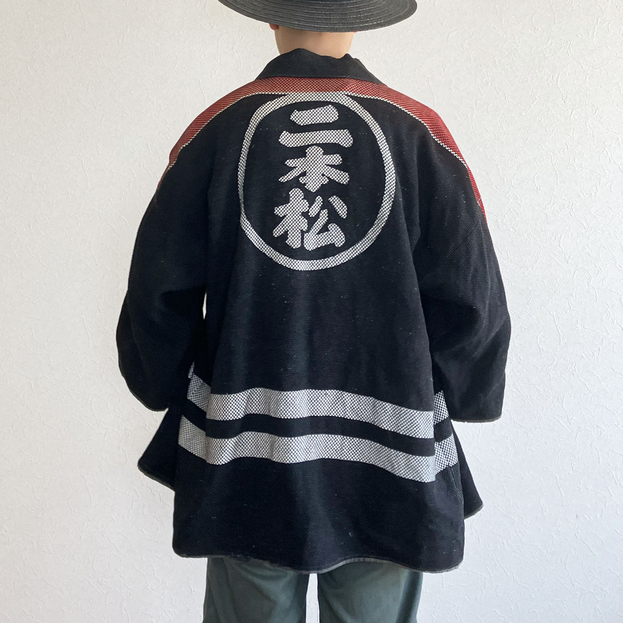Vintage Japanese work jacket featuring sashiko craftsmanship