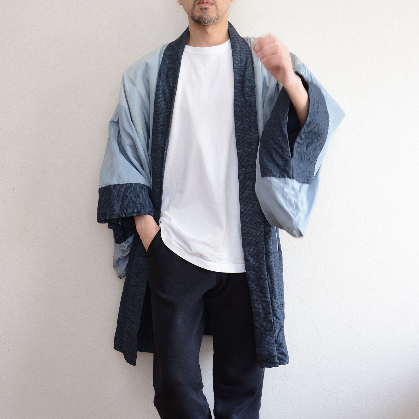 Haori Kimono Japanese For Men Vintage Jacket Uramasari Sesshu's Signature And Seal