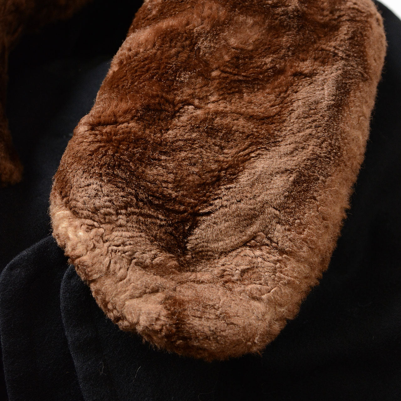 Black Wool Antique Mantle for Men, Taisho Modern Style