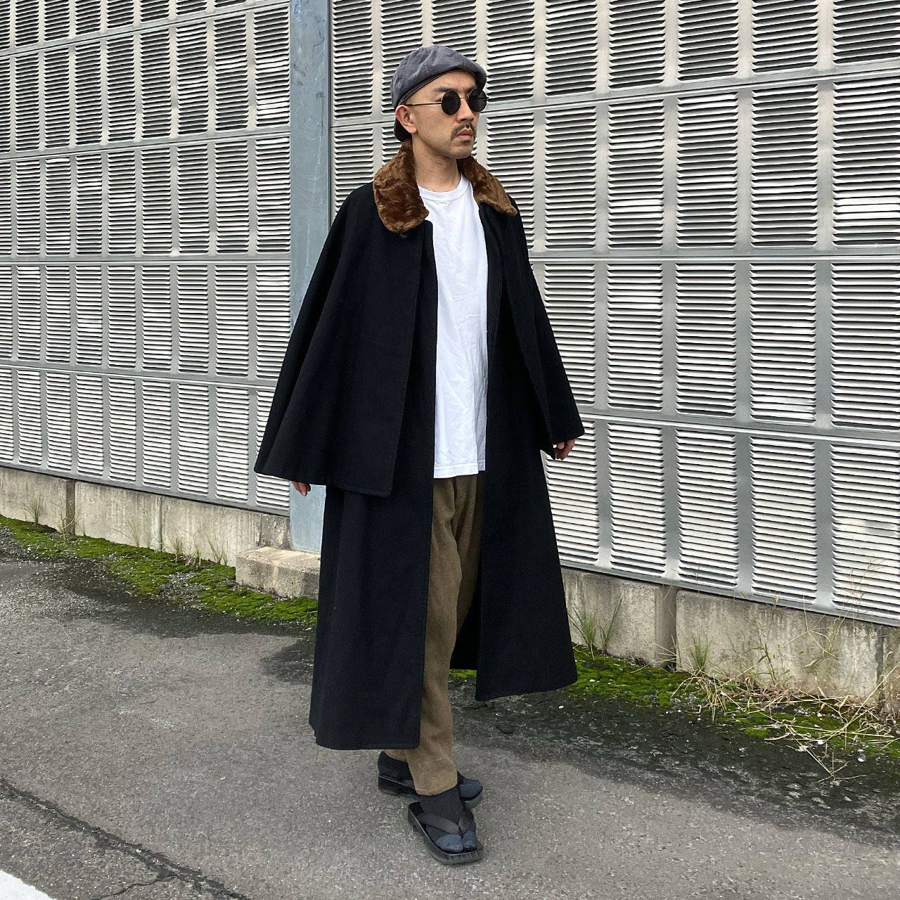 Authentic Japanese wool trousers with vintage charm