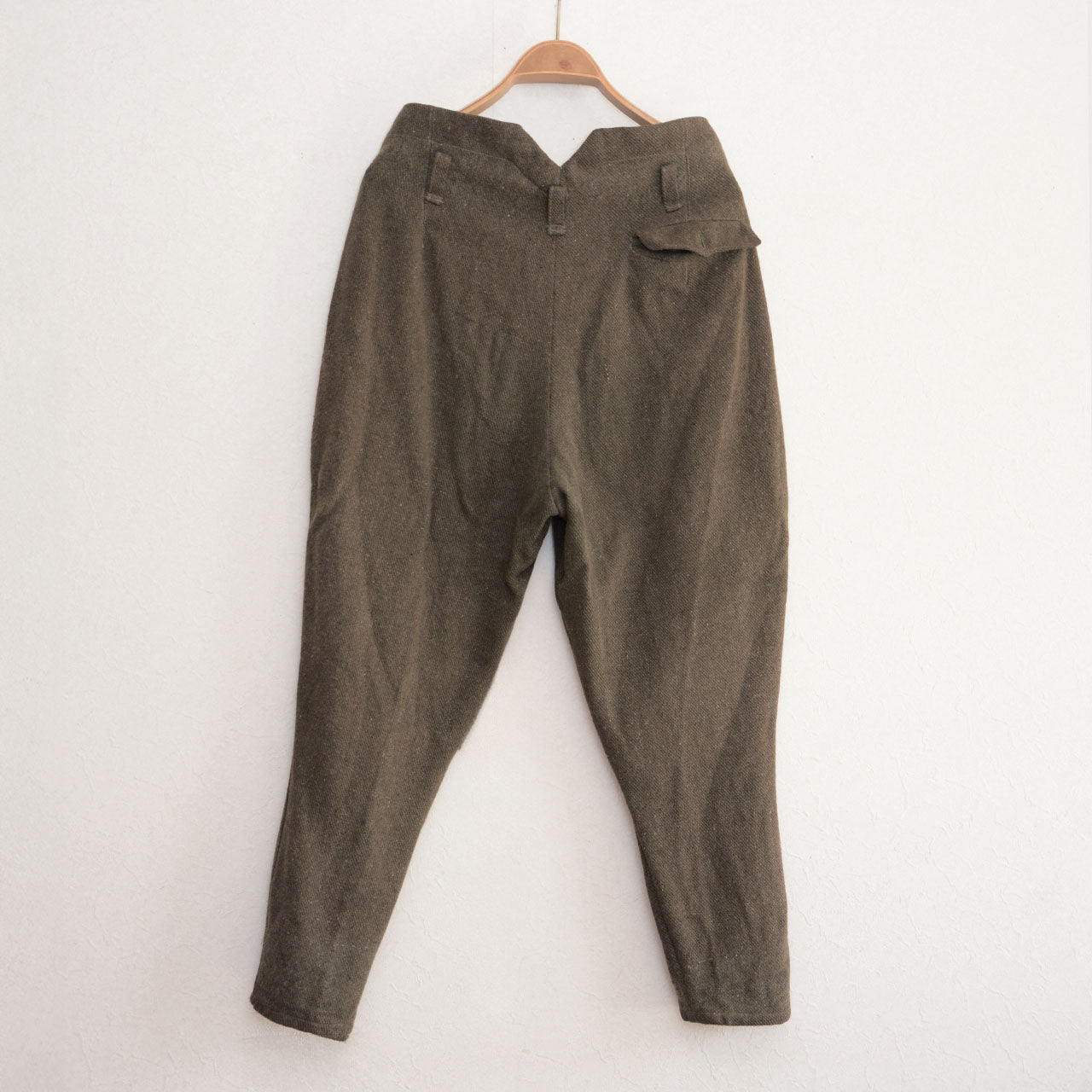 Tailor-made Japanese military-style wool trousers from the 1940s
