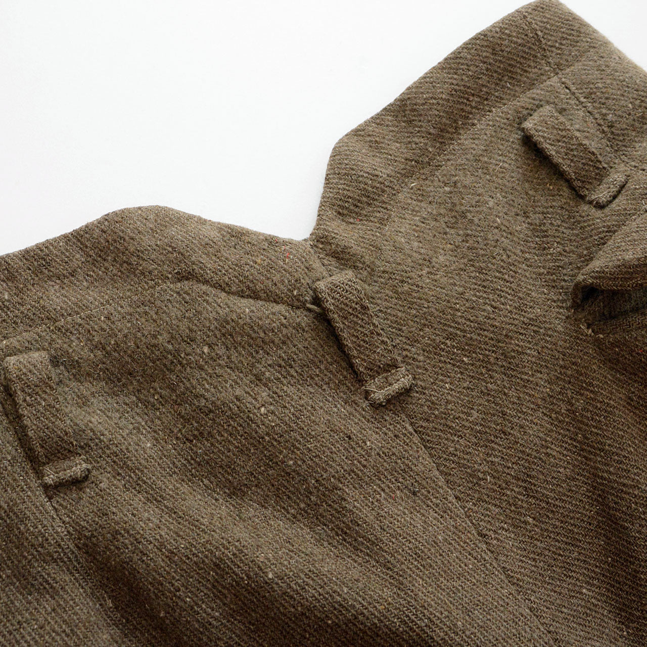 Japanese vintage wool workwear trousers with elegant fit