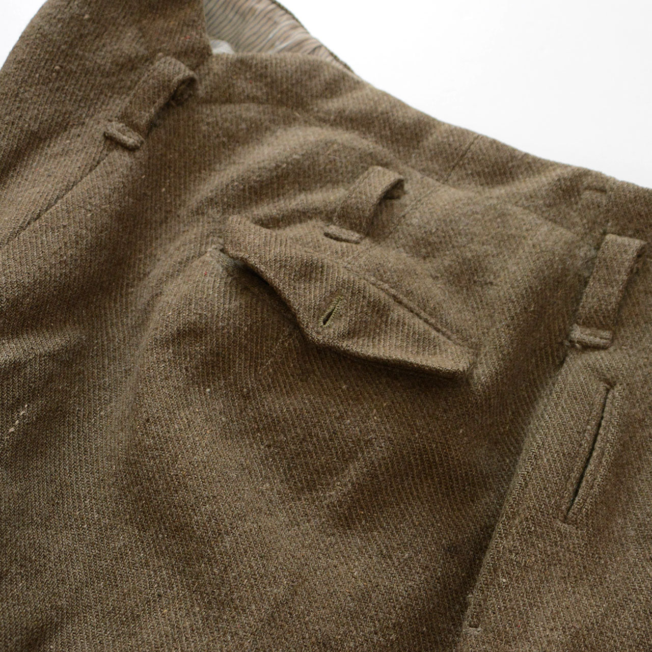 High-quality wool fabric vintage trousers from Japan