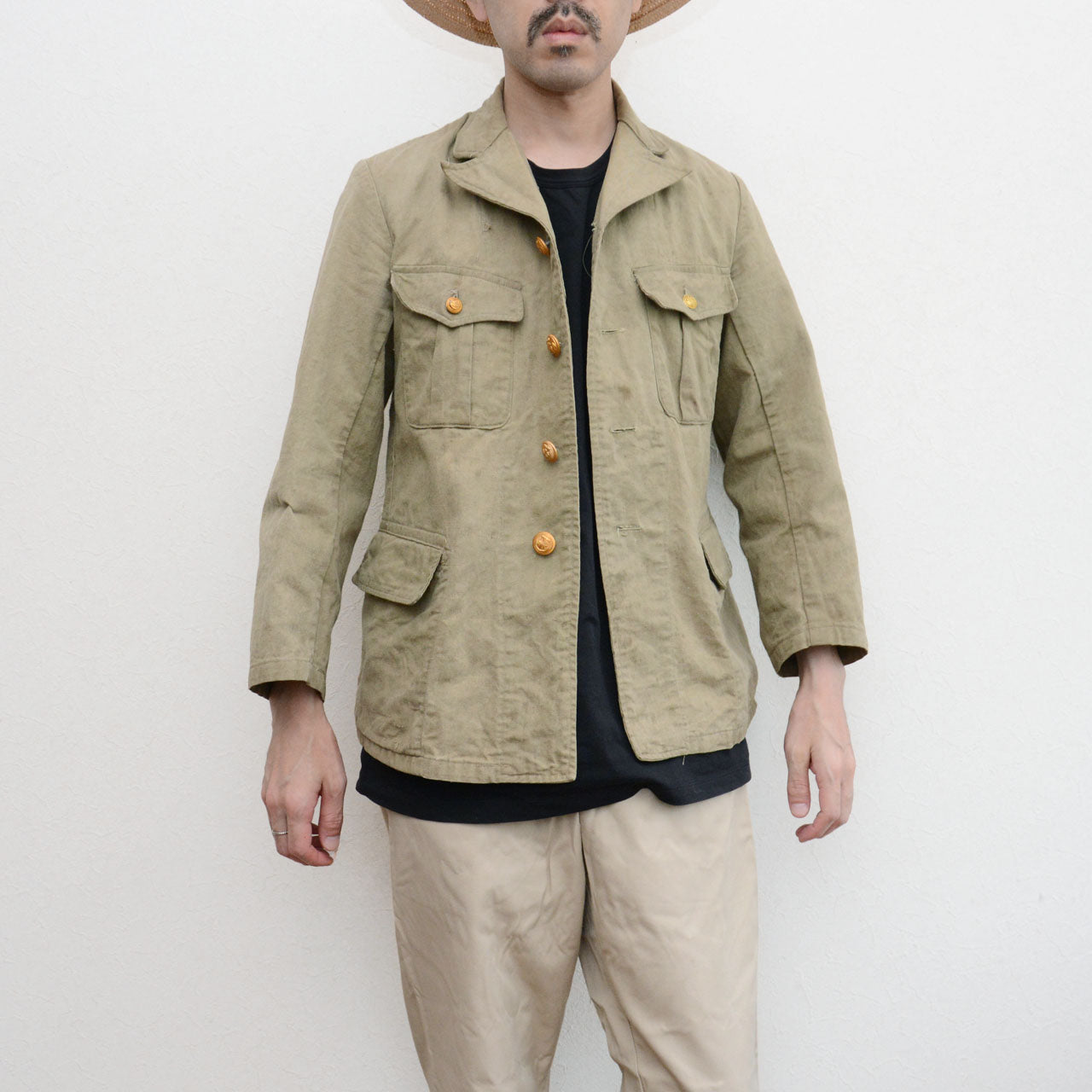 Minimal design Japanese jacket offering subtle vintage character