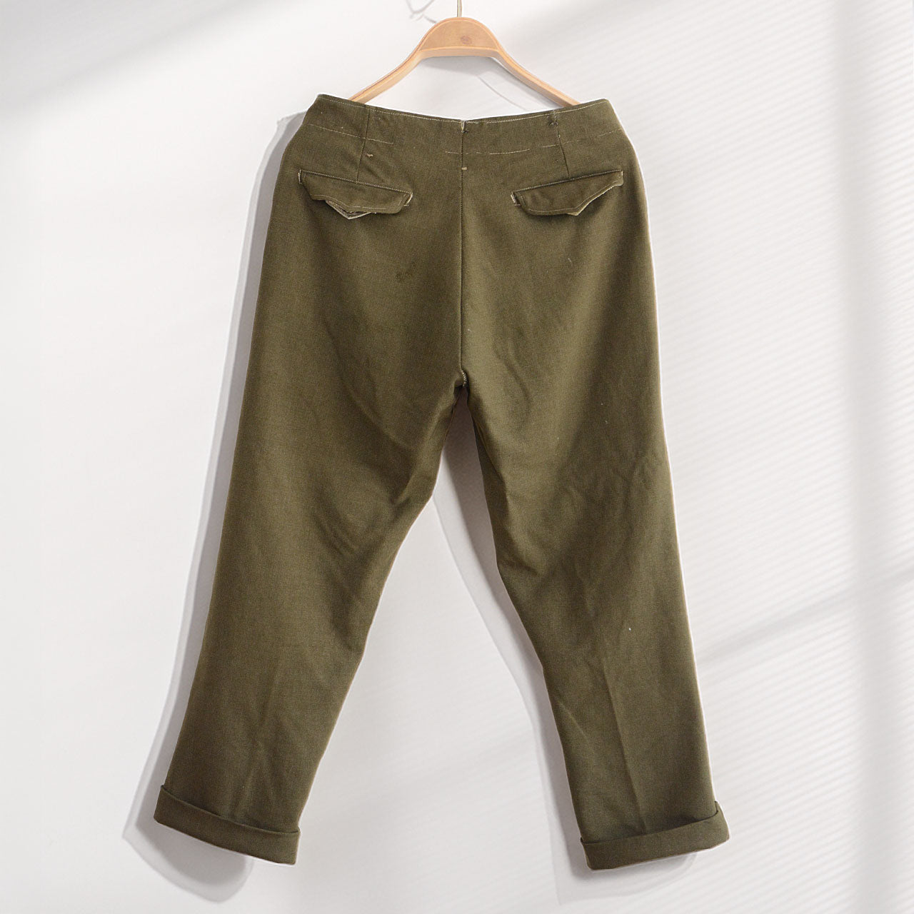 Postwar Japan Self-Defense Forces supplied military wool pants