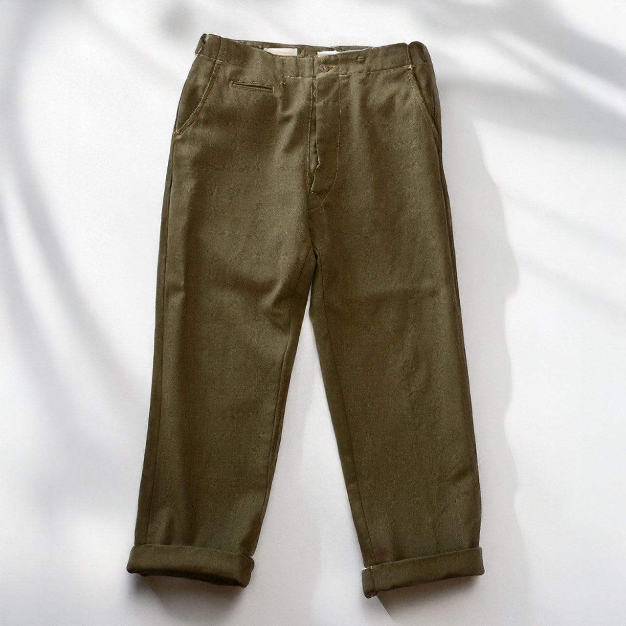 Historic US Army wool trousers with character and story