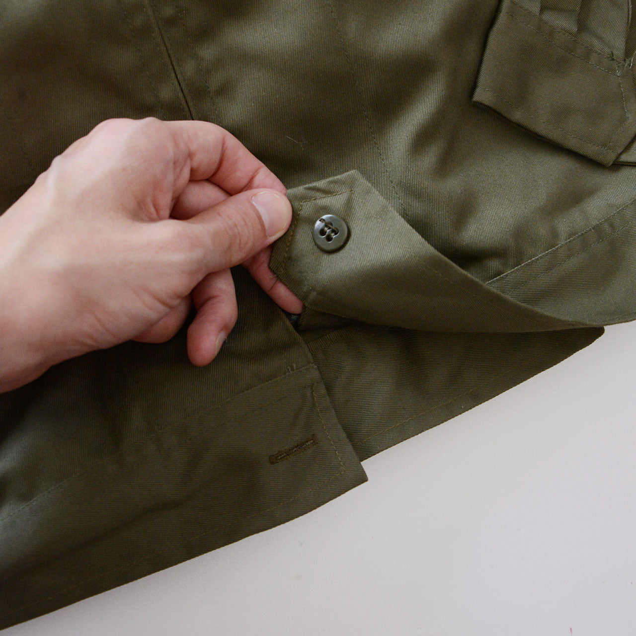 lightweight olive drab vintage jacket