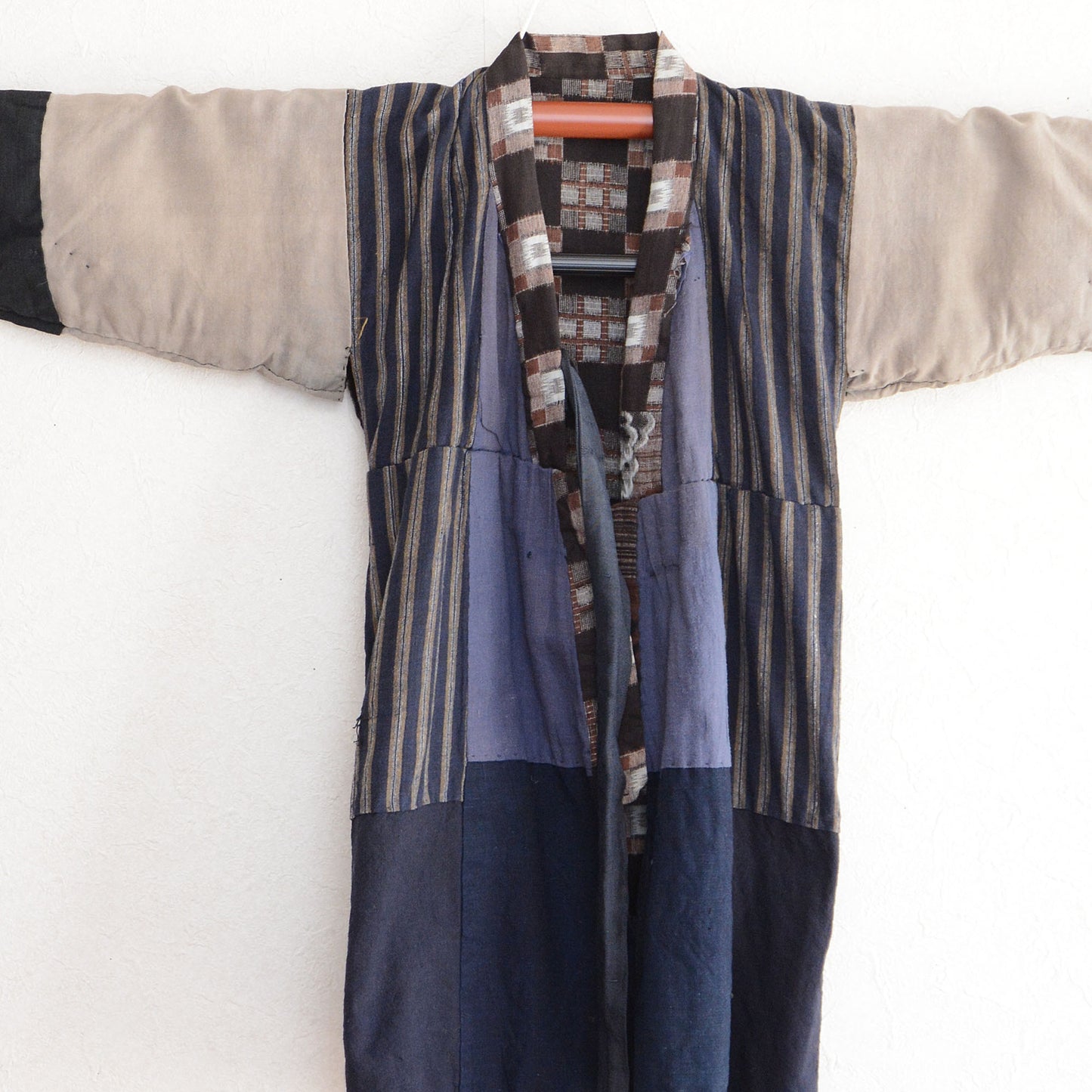 Kids Kimono Antique Japanese Fabric Cotton Vintage Boro Crazy Pattern & Kasuri