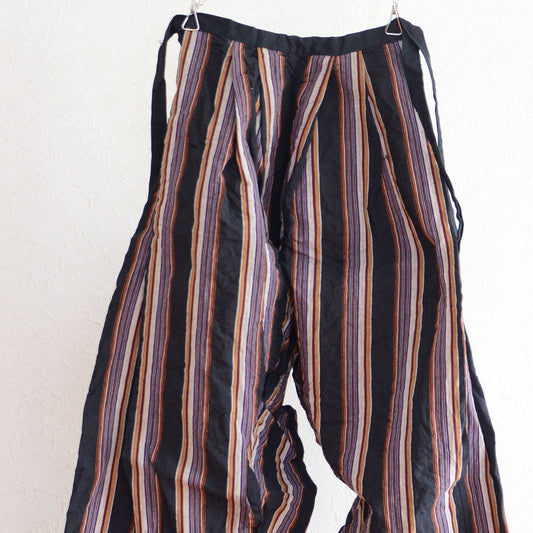 Monpe Pants Noragi Japanese Fabric Cotton Stripe Pattern Vintage