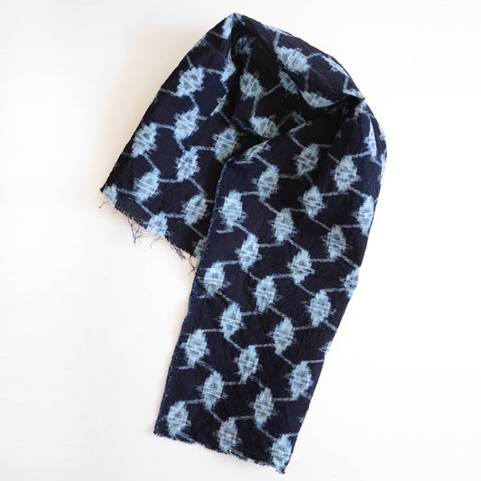 kasuri fabric japan vintage indigo cotton scrap