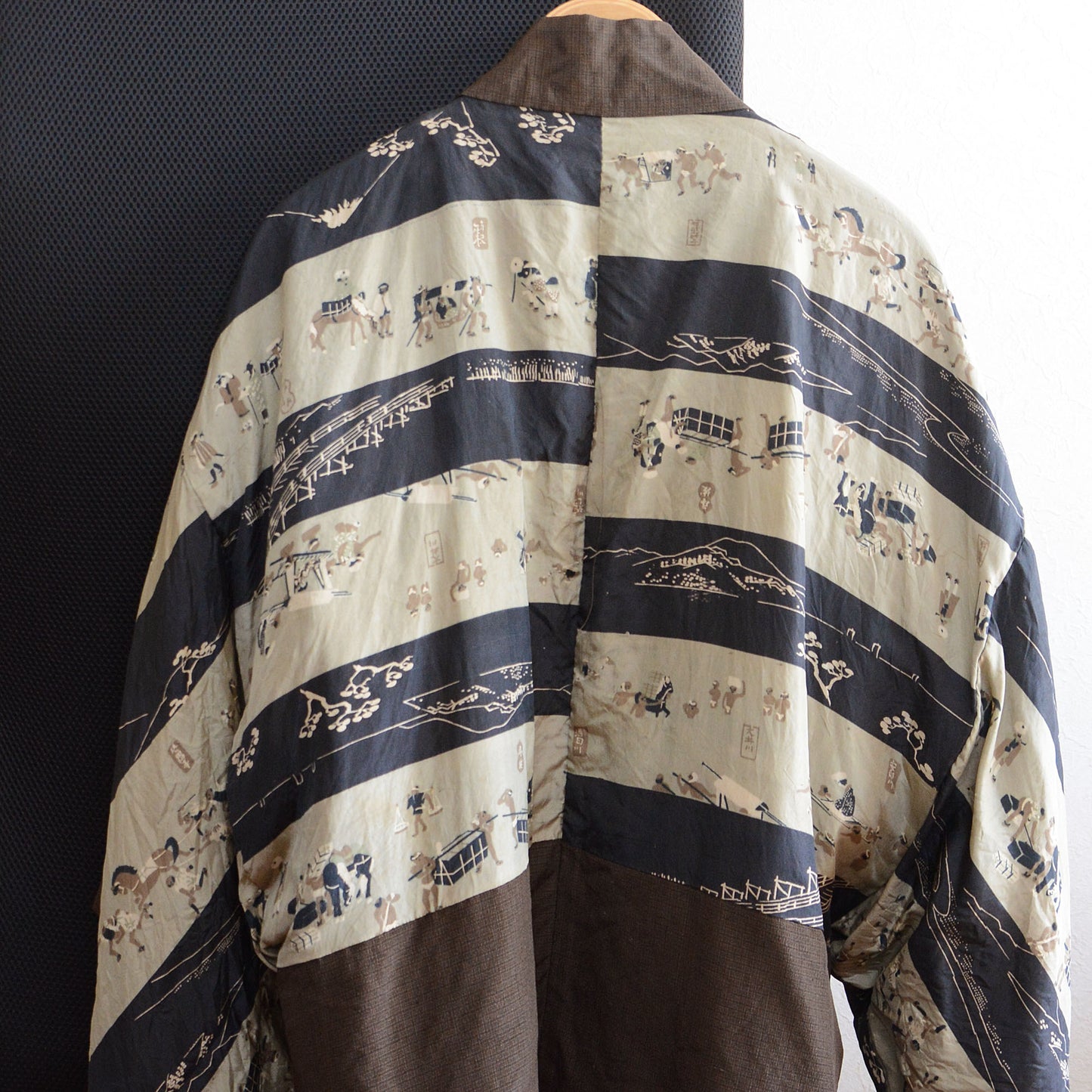 Haori Kimono Japanese For Men Vintage Jacket Uramasari Travel Illustrations